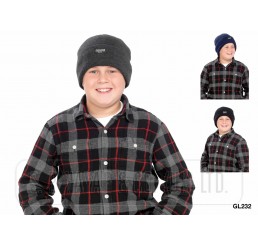KIDS THINSULATE LINED HAT WITH TURN UP
