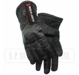 MENS SKI GLOVES WITH GRIPPER PALM AND THERMAL INSULATION.