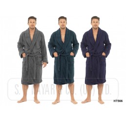 MENS PURE COTTON TOWELLING ROBE