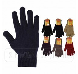 LADIES  HANDY THERMAL FULL FINGER ASSORTED GLOVES 