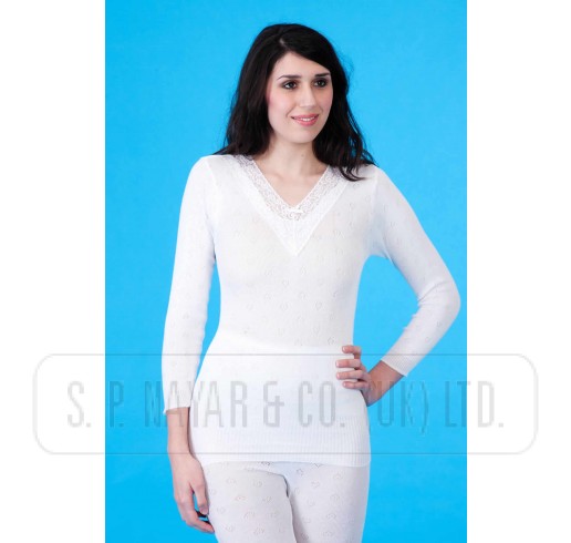 Snowdrop Ladies Soft Thermal Underwear Short Sleeve Leggings Black or White Long Sleeve Vests Long Johns