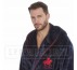 EMBROIDERY FLANNEL FLEECE GOWN    