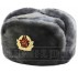 POLYESTER RUSSIAN HAT WITH BADGE