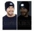 BLACK BEANIE HAT WITH LED LIGHT TORCH. 