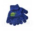 BOYS GLOVES WITH EMBROIDERED DINOSAUR MOTIF