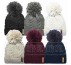 CABLE KNIT HAT WITH THERMAL INSULATION.