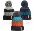 RIBBED STRIPE HAT WITH THERMAL INSULATION.