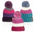 RIBBED STRIPE HAT WITH THERMAL INSULATION.