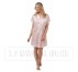 CHARMEUSE SATIN IN STRIPED PINK