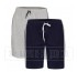 GREY / NAVY TWIN PACK SHORTS